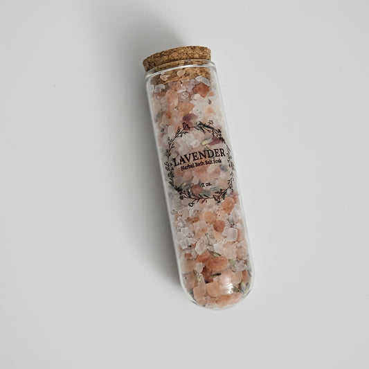 Lavender Herbal Bath Salt Soak
