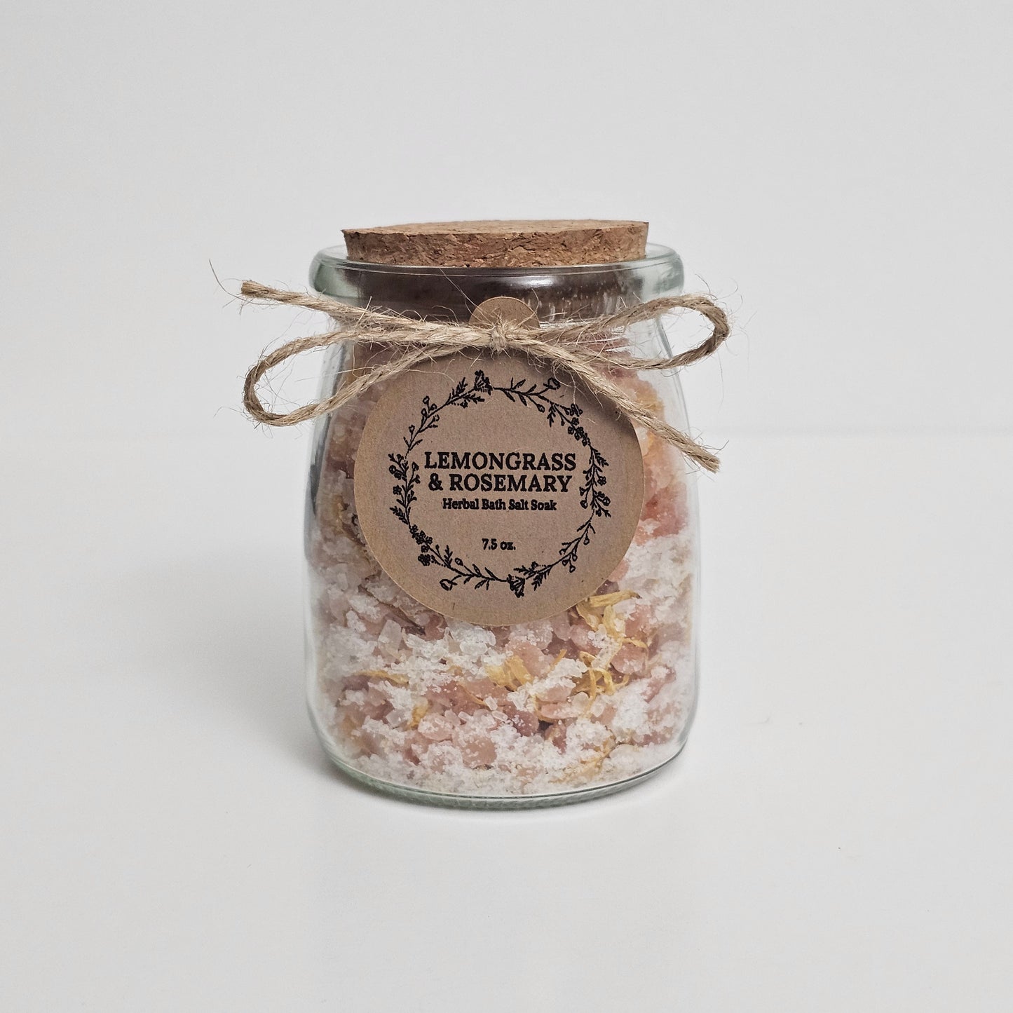 Lemongrass and Rosemary Herbal Bath Salt Soak