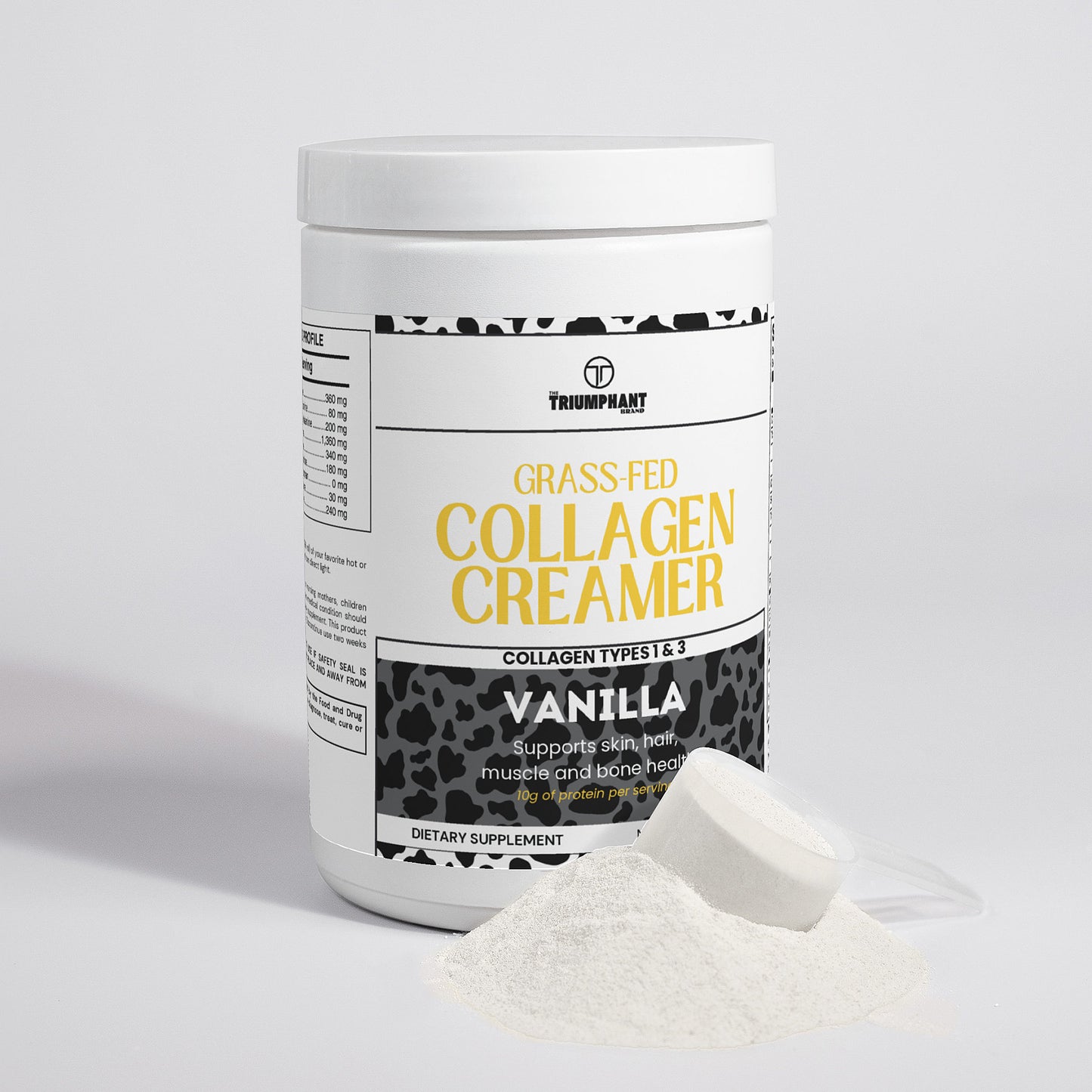 Grass-Fed Collagen Creamer (Vanilla)