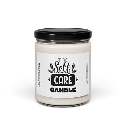 White Sage and Lavender- Scented Soy Candle