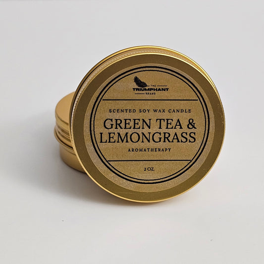 Green Tea and Lemongrass Soy Candle